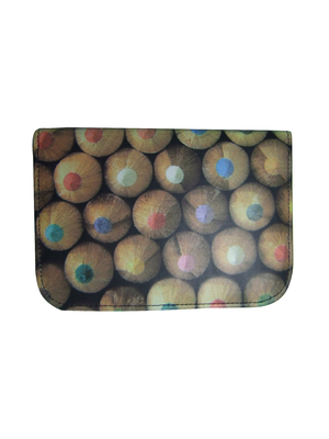 Bolso colorido universal de la PU de las cajas de lápiz de la cremallera del estuche de viaje uno sin plomo