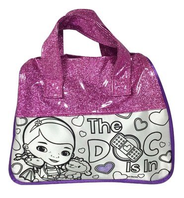 La bolsa de asas colorida del garabato con el poliéster personalizado manija de Doodlebag